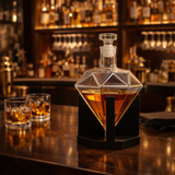 Botella de whisky - Edición Diamante y Soporte
