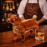 Botella de whisky – Edición Gato Leopardo