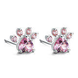 Set de Joyería Huella Mujer (4 Piezas) – Oro Rosa con Corazón de Circonitas