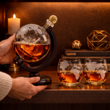 Botella de whisky - Edición con Mapa del mundo