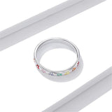 Anillo con huella de pata fabricado en plata de ley