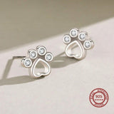 Pendientes de plata con circonitas