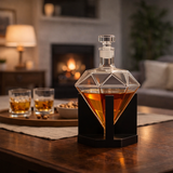 Botella de whisky - Edición Diamante y Soporte