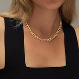 Collar Cubano Dorado – Cadena Gruesa de Estilo Premium y Elegante