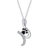 Collar con colgante de pata «Amigo fiel»