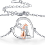 Pulsera de la amistad ajustable con motivos de perros