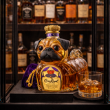 Botella de whisky - Edición Bulldog Francés