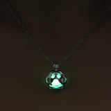 Collar Glowing Paw: colgante con forma de animal con efecto luminoso nocturno
