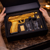 Botella de whisky – Edición Set de Pistola con Vasos