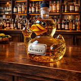 Botella de whisky - Edición Pato Rebelde
