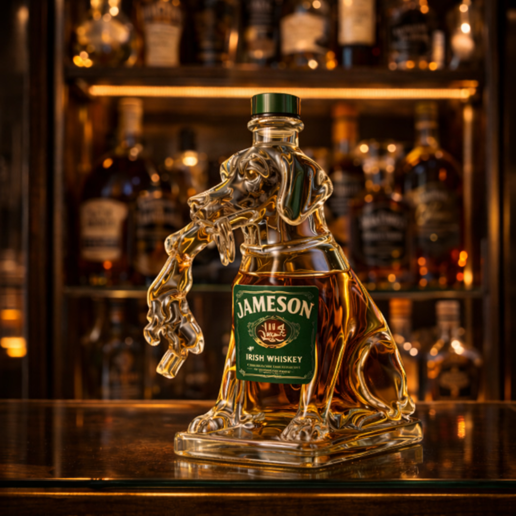 Botella de whisky – Edición Perro