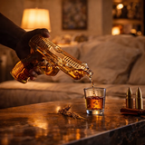 Botella de whisky – Edición Set de Pistola con Vasos