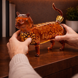 Botella de whisky – Edición Gato Leopardo