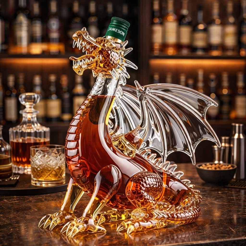 Botella de whisky - Edición Dragón Majestad