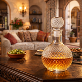 Botella de whisky – Edición de Cristal Tallado con Tapón