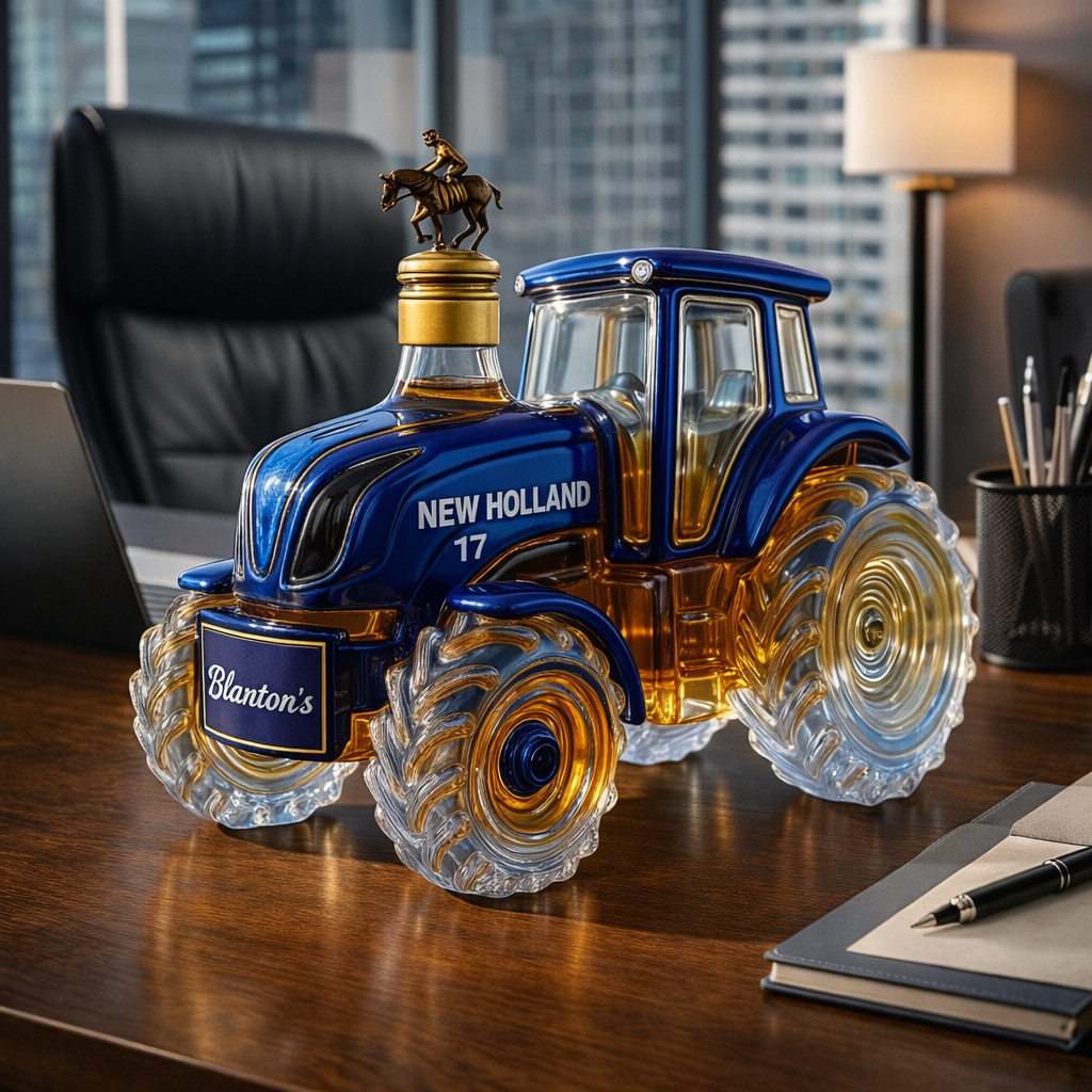 Botella de whisky – Edición Tractor New Holland