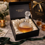 Botella de whisky – Edición de Cristal Tallado con Tapón