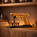 Botella de whisky – Edición Set de Pistola con Vasos