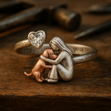 Anillo de la Suerte Ajustable en Plata – Circonita Blanca Premium