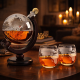 Botella de whisky - Edición con Mapa del mundo