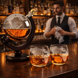 Botella de whisky - Edición con Mapa del mundo