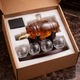 Botella de whisky - Edición Set Barril con Vasos