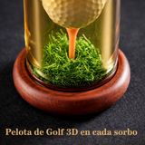 Botella de whisky - Edición Set Golf con Vasos