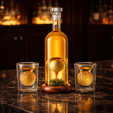 Botella de whisky - Edición Set Golf con Vasos