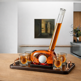 Botella de whisky - Edición Set Palo de Golf con Vasos