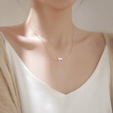 Gato trepador – collar de plata
