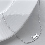 Gato trepador – collar de plata