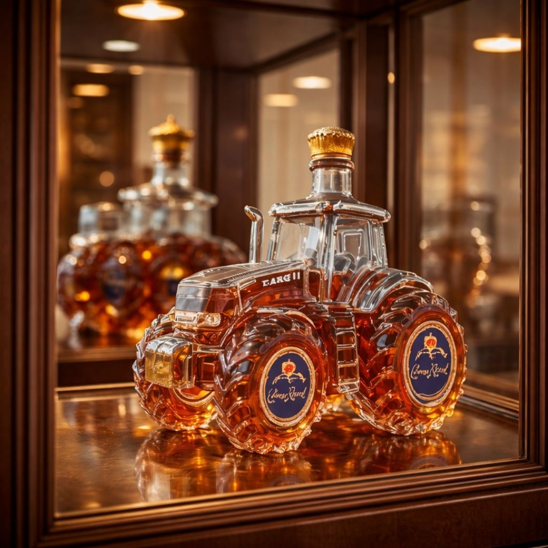 Botella de whisky – Edición Tractor Case