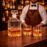 Botella de whisky - Edición de Juego de Vasos y Copas