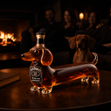 Botella de whisky Jack Daniel's - Edición Perro Salchicha