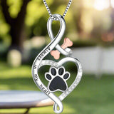 Collar de la Suerte con Huellas y Corazón – “Siempre en mi Corazón”