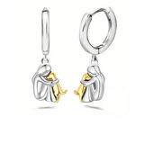 Collar «Szerencse» con motivo de perrito (+ pendientes GRATIS)
