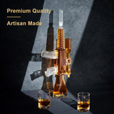 Botella de whisky - Edición Set Fusil con Vasos