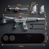 Botella de whisky - Edición Set Fusil con Vasos