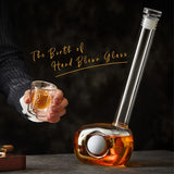 Botella de whisky - Edición Set Palo de Golf con Vasos