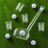 Botella de whisky - Edición Set Palo de Golf con Vasos