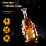 Botella de whisky - Edición Set Golf con Vasos