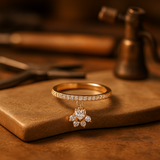 Anillo Paw & Heart – en colores dorado y plateado