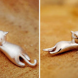 Plata de ley – Collar de gato juguetón