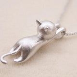 Plata de ley – Collar de gato juguetón