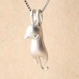 Plata de ley – Collar de gato juguetón